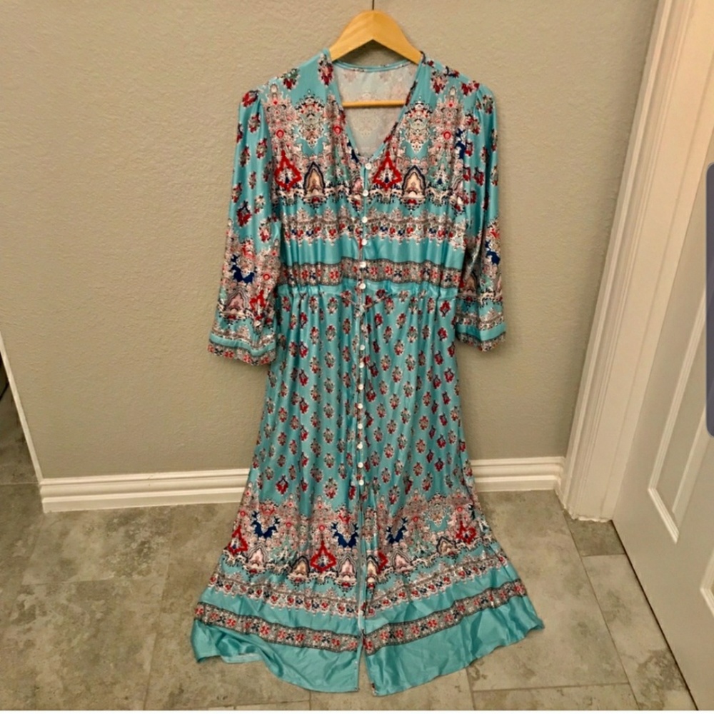 Kimono Kaftan soft flowy dress